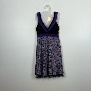 Speechless Sleeveless Floral Paisley V Neck Lined Midi Silky Womens 11 Sundress